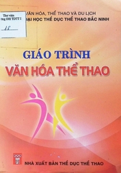 Giáo trình Văn hóa thể thao