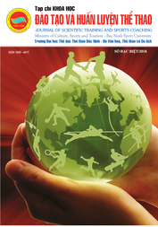 Xây dựng tiêu chuẩn đánh giá sức mạnh tốc độ cho nam vận động viên bóng đá U19 Câu lạc bộ Bóng đá Thanh Hóa